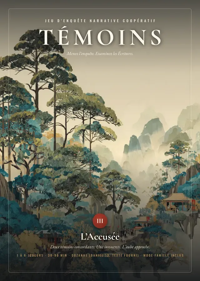Couverture du dossier III — L’Accusée