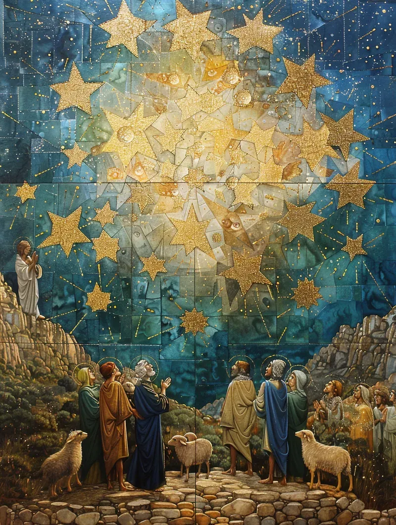 Les bergers et les anges