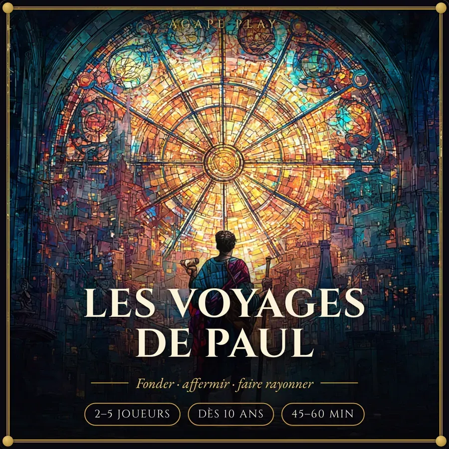 Boîte Les Voyages de Paul — variante rosace