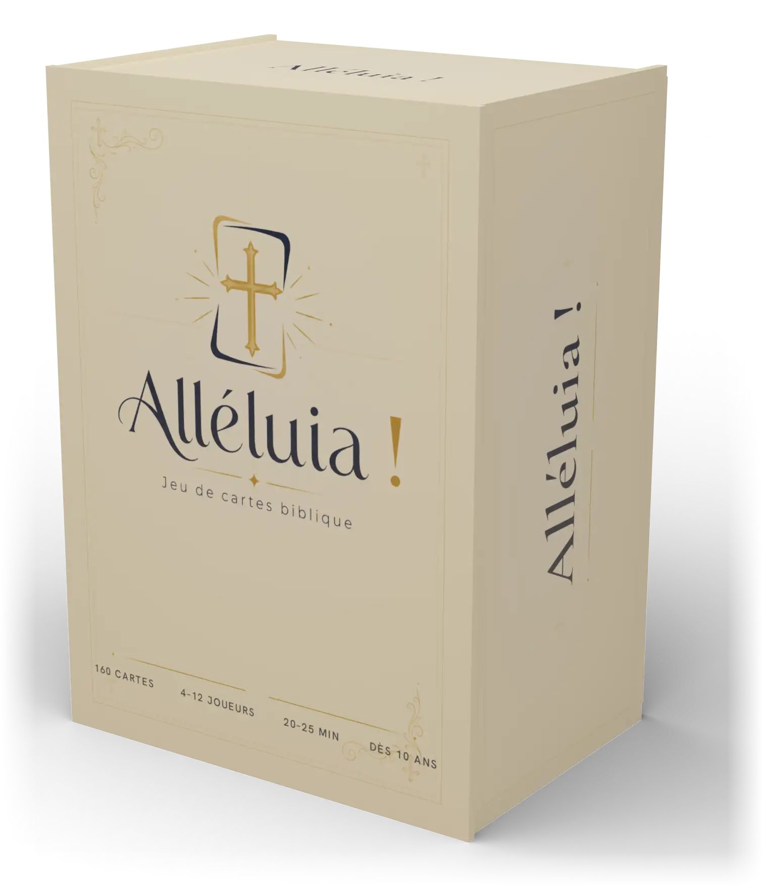 La boîte du jeu de cartes biblique Alléluia !