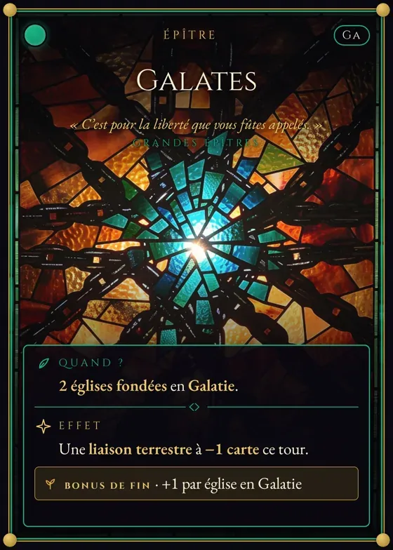 Carte Épître — Galates
