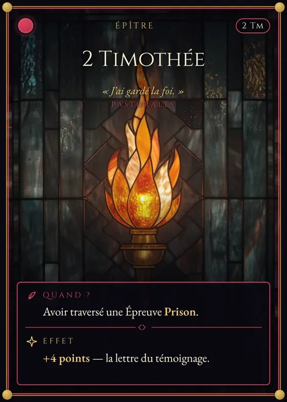 Carte Épître — 2 Timothée