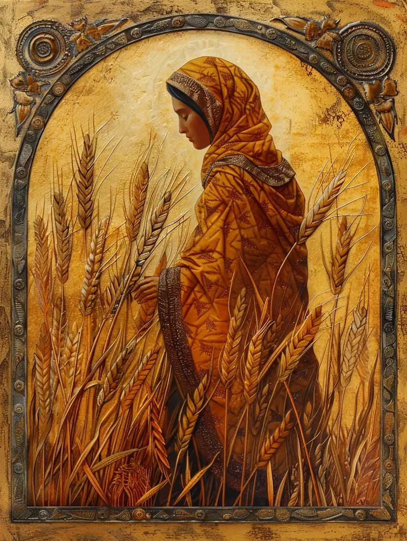 Carte Scène — Ruth aux champs